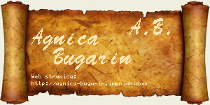 Agnica Bugarin vizit kartica